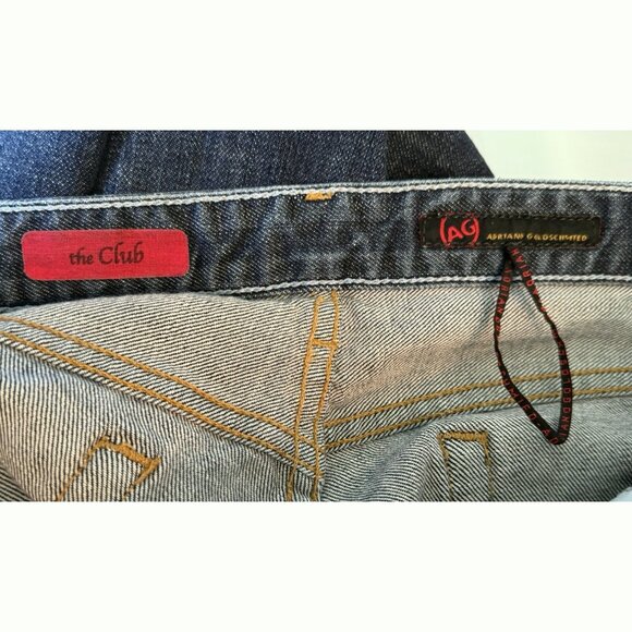 AG Adriano Goldschmied The Club Jeans Women’s Sz 32R Bootcut Flare Y2K Country - Picture 8 of 10